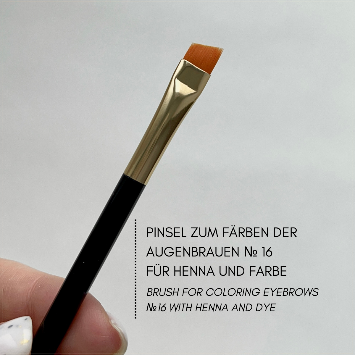 Bild Pinsel №16 zum Färben der Augenbrauen (Henna/Farbe) vom STM Beauty Shop